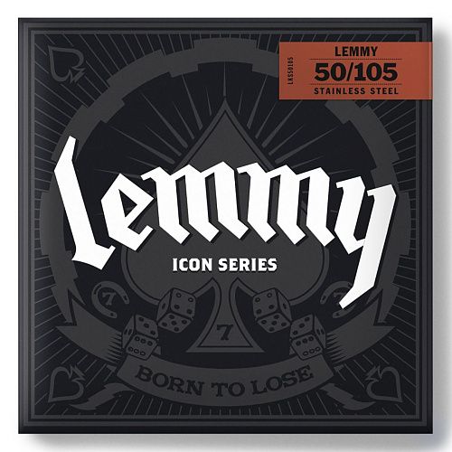 Dunlop LKS50105 Lemmy Signature (50-105) Комплект струн для бас-гитары, нерж.сталь.