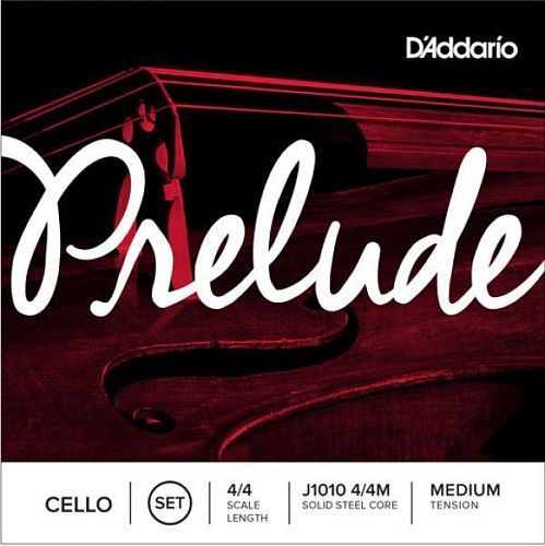 D'Addario J1011-4/4M Prelude Струна А для виолончели размером 4/4, среднее натяжение.