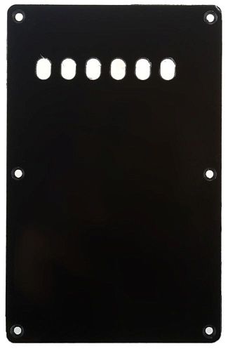 Musiclily M232 Задняя крышка для Squier, 1 слой, черная.
