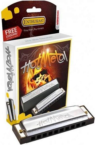 Hohner Hot Metal C Губная гармошка.