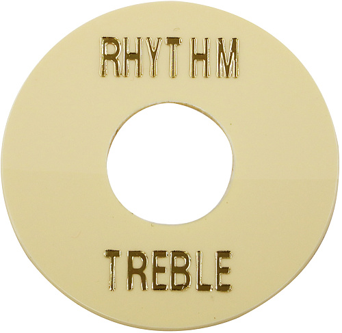 Hosco LP-SW-I Накладка под переключатель Treble/Rhythm, кремовая.