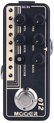 Mooer M012 (US GOLD 100) Двухканальный моделирующий преамп Boutique Plexi.