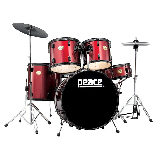 Peace DP-2216B Wine red Ударная установка.