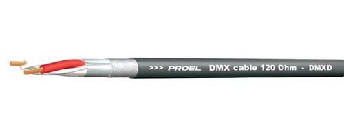 Proel DMXD Кабель DMX 2 жилы в экране 5,4 мм.