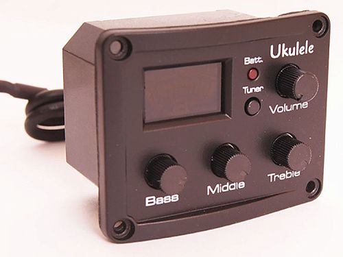 Alice UK-600T Эквалайзер со звукоснимателем для укулеле.