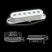 Belcat BS-04Middle-WH Звукосниматель магнитный, сингл, средний, белый.-1
